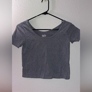 SO Women's Charcoal Short Sleeve Tee